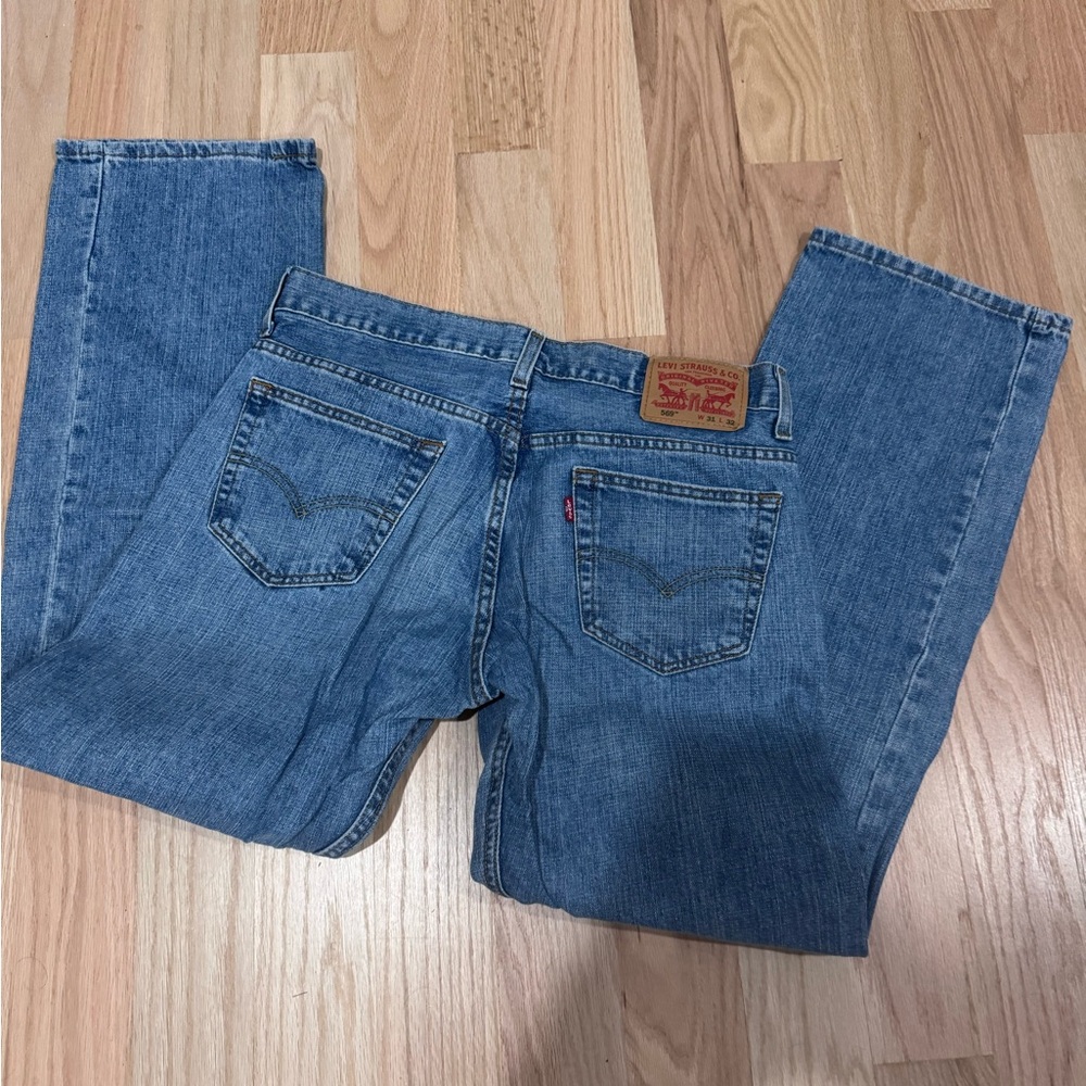 Levi's Blue Straight Jeans Classic Style